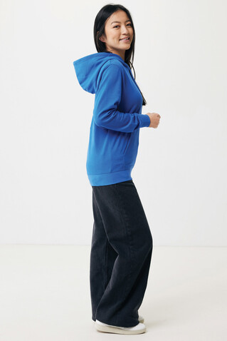 IQONIQ Rila Lightweight Hoodie aus recycelter Baumwolle Königsblau bedrucken, Art.-Nr. T9404.025.M