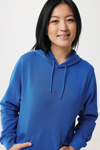 IQONIQ Rila Lightweight Hoodie aus recycelter Baumwolle Königsblau bedrucken, Art.-Nr. T9404.025.M