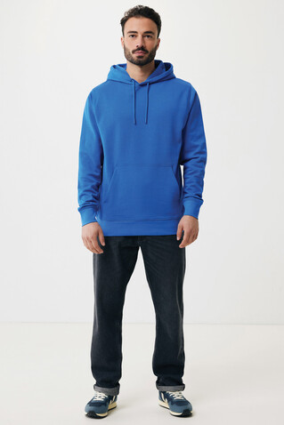 IQONIQ Rila Lightweight Hoodie aus recycelter Baumwolle Königsblau bedrucken, Art.-Nr. T9404.025.M