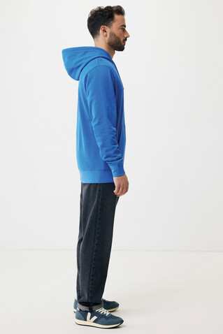 IQONIQ Rila Lightweight Hoodie aus recycelter Baumwolle Königsblau bedrucken, Art.-Nr. T9404.025.M