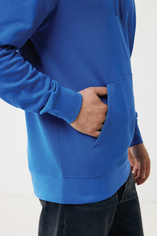 IQONIQ Rila Lightweight Hoodie aus recycelter Baumwolle Königsblau bedrucken, Art.-Nr. T9404.025.M
