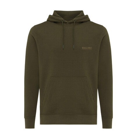 IQONIQ Rila Lightweight Hoodie aus recycelter Baumwolle khaki bedrucken, Art.-Nr. T9404.020.XXL IQONIQ Rila Lightweight Hoodie aus recycelter Baumwolle khaki bedrucken, Art.-Nr. T9404.020.XXL