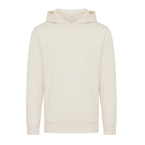 IQONIQ Rila Lightweight Hoodie aus recycelter Baumwolle natural raw bedrucken, Art.-Nr. T9404.018.M