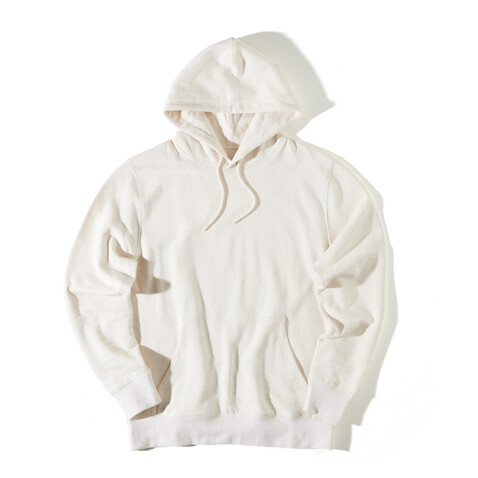 IQONIQ Rila Lightweight Hoodie aus recycelter Baumwolle natural raw bedrucken, Art.-Nr. T9404.018.M