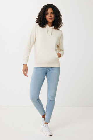 IQONIQ Rila Lightweight Hoodie aus recycelter Baumwolle natural raw bedrucken, Art.-Nr. T9404.018.M