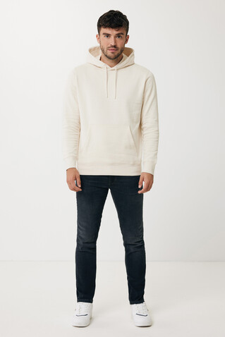 IQONIQ Rila Lightweight Hoodie aus recycelter Baumwolle natural raw bedrucken, Art.-Nr. T9404.018.M
