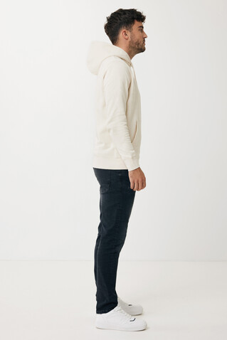 IQONIQ Rila Lightweight Hoodie aus recycelter Baumwolle natural raw bedrucken, Art.-Nr. T9404.018.M