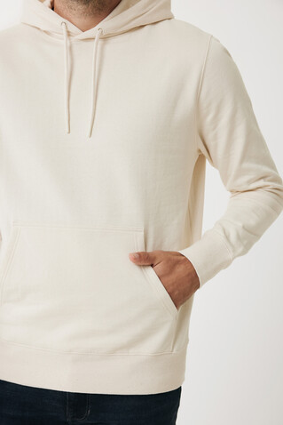 IQONIQ Rila Lightweight Hoodie aus recycelter Baumwolle natural raw bedrucken, Art.-Nr. T9404.018.M