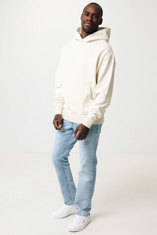 IQONIQ Rila Lightweight Hoodie aus recycelter Baumwolle natural raw bedrucken, Art.-Nr. T9404.018.M