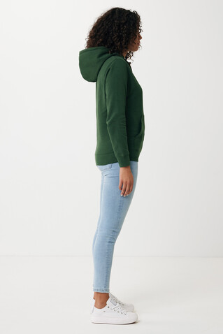 IQONIQ Rila Lightweight Hoodie aus recycelter Baumwolle forest green bedrucken, Art.-Nr. T9404.005.S
