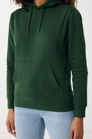 IQONIQ Rila Lightweight Hoodie aus recycelter Baumwolle forest green bedrucken, Art.-Nr. T9404.005.S
