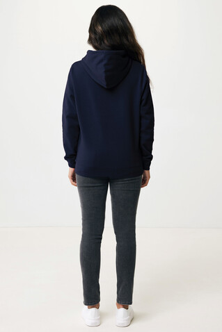 IQONIQ Rila Lightweight Hoodie aus recycelter Baumwolle navy blau bedrucken, Art.-Nr. T9404.002.XS IQONIQ Rila Lightweight Hoodie aus recycelter Baumwolle navy blau bedrucken, Art.-Nr. T9404.002.XS