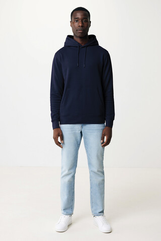 IQONIQ Rila Lightweight Hoodie aus recycelter Baumwolle navy blau bedrucken, Art.-Nr. T9404.002.XS IQONIQ Rila Lightweight Hoodie aus recycelter Baumwolle navy blau bedrucken, Art.-Nr. T9404.002.XS