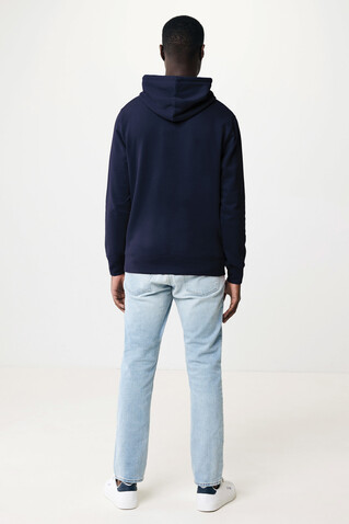 IQONIQ Rila Lightweight Hoodie aus recycelter Baumwolle navy blau bedrucken, Art.-Nr. T9404.002.XS IQONIQ Rila Lightweight Hoodie aus recycelter Baumwolle navy blau bedrucken, Art.-Nr. T9404.002.XS