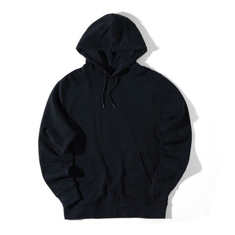 IQONIQ Rila Lightweight Hoodie aus recycelter Baumwolle schwarz bedrucken, Art.-Nr. T9404.001.XL IQONIQ Rila Lightweight Hoodie aus recycelter Baumwolle schwarz bedrucken, Art.-Nr. T9404.001.XL