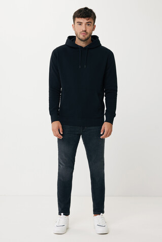 IQONIQ Rila Lightweight Hoodie aus recycelter Baumwolle schwarz bedrucken, Art.-Nr. T9404.001.XL IQONIQ Rila Lightweight Hoodie aus recycelter Baumwolle schwarz bedrucken, Art.-Nr. T9404.001.XL