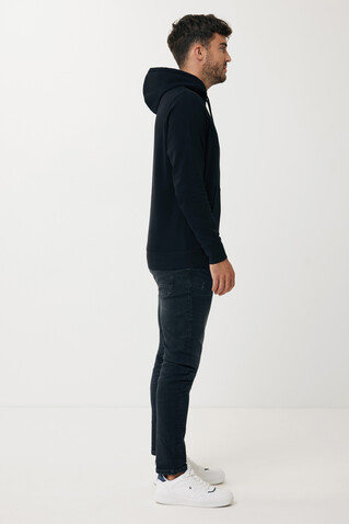 IQONIQ Rila Lightweight Hoodie aus recycelter Baumwolle schwarz bedrucken, Art.-Nr. T9404.001.XL IQONIQ Rila Lightweight Hoodie aus recycelter Baumwolle schwarz bedrucken, Art.-Nr. T9404.001.XL
