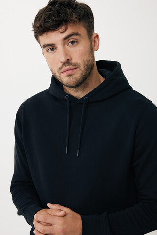IQONIQ Rila Lightweight Hoodie aus recycelter Baumwolle schwarz bedrucken, Art.-Nr. T9404.001.XL IQONIQ Rila Lightweight Hoodie aus recycelter Baumwolle schwarz bedrucken, Art.-Nr. T9404.001.XL
