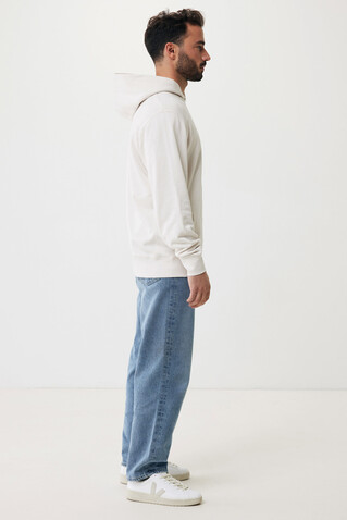 IQONIQ Yengo Hoodie mit Seitentaschen aus rec. Baumwolle ivory white bedrucken, Art.-Nr. T9405.040.XXXL