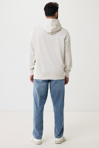IQONIQ Yengo Hoodie mit Seitentaschen aus rec. Baumwolle ivory white bedrucken, Art.-Nr. T9405.040.XXXL