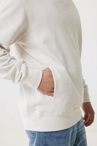 IQONIQ Yengo Hoodie mit Seitentaschen aus rec. Baumwolle ivory white bedrucken, Art.-Nr. T9405.040.XXXL