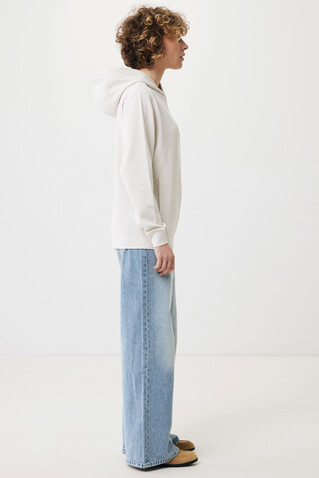 IQONIQ Yengo Hoodie mit Seitentaschen aus rec. Baumwolle ivory white bedrucken, Art.-Nr. T9405.040.XXXL