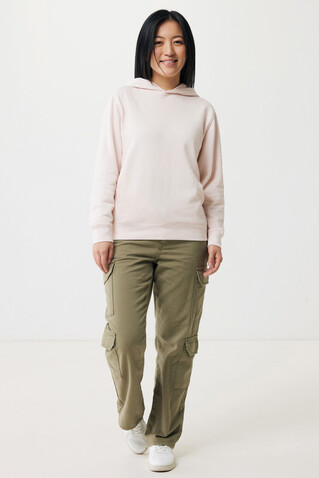 IQONIQ Yengo Hoodie mit Seitentaschen aus rec. Baumwolle cloud pink bedrucken, Art.-Nr. T9405.039.XXL
