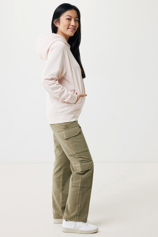 IQONIQ Yengo Hoodie mit Seitentaschen aus rec. Baumwolle cloud pink bedrucken, Art.-Nr. T9405.039.XXL