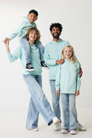IQONIQ Yengo Hoodie mit Seitentaschen aus rec. Baumwolle crushed mint bedrucken, Art.-Nr. T9405.037.XXS IQONIQ Yengo Hoodie mit Seitentaschen aus rec. Baumwolle crushed mint bedrucken, Art.-Nr. T9405.037.XXS