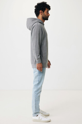 IQONIQ Yengo Hoodie mit Seitentaschen aus rec. Baumwolle light heather anthracite bedrucken, Art.-Nr. T9405.034.S IQONIQ Yengo Hoodie mit Seitentaschen aus rec. Baumwolle light heather anthracite bedrucken, Art.-Nr. T9405.034.S