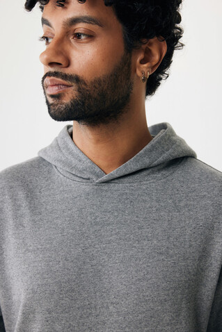 IQONIQ Yengo Hoodie mit Seitentaschen aus rec. Baumwolle light heather anthracite bedrucken, Art.-Nr. T9405.034.S IQONIQ Yengo Hoodie mit Seitentaschen aus rec. Baumwolle light heather anthracite bedrucken, Art.-Nr. T9405.034.S