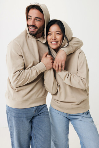 IQONIQ Yengo Hoodie mit Seitentaschen aus rec. Baumwolle desert bedrucken, Art.-Nr. T9405.006.XL