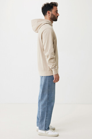 IQONIQ Yengo Hoodie mit Seitentaschen aus rec. Baumwolle desert bedrucken, Art.-Nr. T9405.006.XL