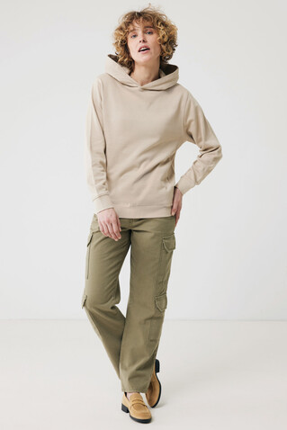 IQONIQ Yengo Hoodie mit Seitentaschen aus rec. Baumwolle desert bedrucken, Art.-Nr. T9405.006.XL