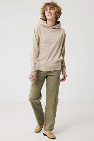 IQONIQ Yengo Hoodie mit Seitentaschen aus rec. Baumwolle desert bedrucken, Art.-Nr. T9405.006.XL