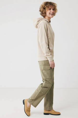 IQONIQ Yengo Hoodie mit Seitentaschen aus rec. Baumwolle desert bedrucken, Art.-Nr. T9405.006.XL