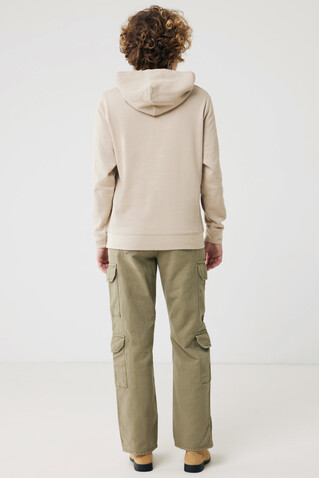 IQONIQ Yengo Hoodie mit Seitentaschen aus rec. Baumwolle desert bedrucken, Art.-Nr. T9405.006.XL