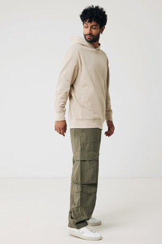 IQONIQ Yengo Hoodie mit Seitentaschen aus rec. Baumwolle desert bedrucken, Art.-Nr. T9405.006.XL