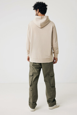 IQONIQ Yengo Hoodie mit Seitentaschen aus rec. Baumwolle desert bedrucken, Art.-Nr. T9405.006.XL