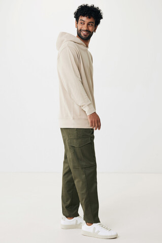 IQONIQ Yengo Hoodie mit Seitentaschen aus rec. Baumwolle desert bedrucken, Art.-Nr. T9405.006.XL