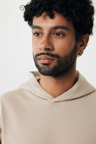 IQONIQ Yengo Hoodie mit Seitentaschen aus rec. Baumwolle desert bedrucken, Art.-Nr. T9405.006.XL