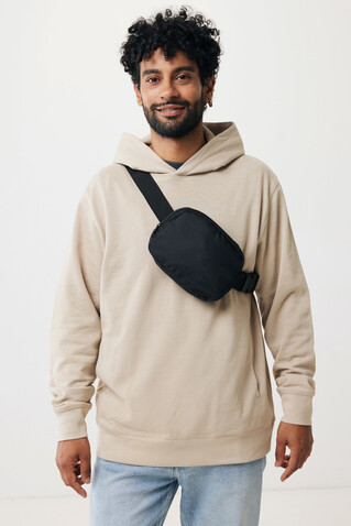 IQONIQ Yengo Hoodie mit Seitentaschen aus rec. Baumwolle desert bedrucken, Art.-Nr. T9405.006.XL