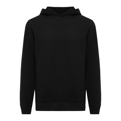 IQONIQ Yengo Hoodie mit Seitentaschen aus rec. Baumwolle schwarz bedrucken, Art.-Nr. T9405.001.M IQONIQ Yengo Hoodie mit Seitentaschen aus rec. Baumwolle schwarz bedrucken, Art.-Nr. T9405.001.M