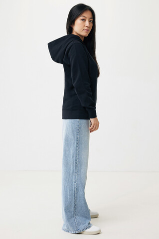 IQONIQ Yengo Hoodie mit Seitentaschen aus rec. Baumwolle schwarz bedrucken, Art.-Nr. T9405.001.M IQONIQ Yengo Hoodie mit Seitentaschen aus rec. Baumwolle schwarz bedrucken, Art.-Nr. T9405.001.M