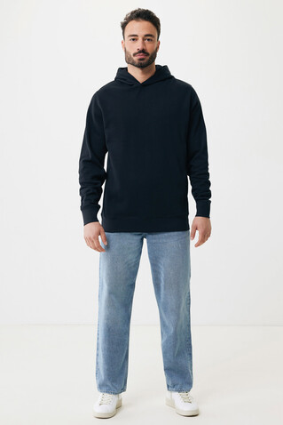 IQONIQ Yengo Hoodie mit Seitentaschen aus rec. Baumwolle schwarz bedrucken, Art.-Nr. T9405.001.M IQONIQ Yengo Hoodie mit Seitentaschen aus rec. Baumwolle schwarz bedrucken, Art.-Nr. T9405.001.M