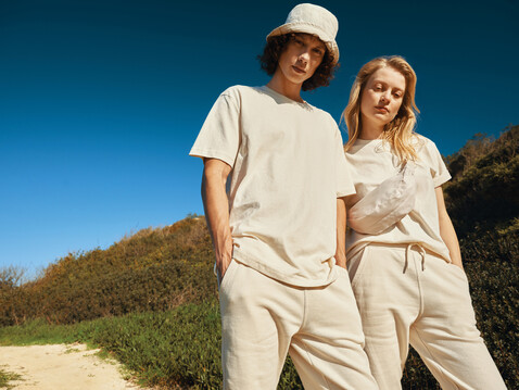 IQONIQ Cooper Jogger aus recycelter Baumwolle natural raw bedrucken, Art.-Nr. T9500.018.XXXL