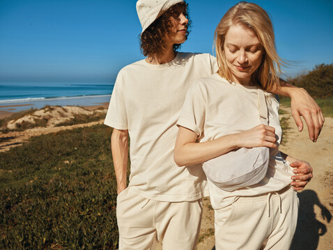IQONIQ Cooper Jogger aus recycelter Baumwolle natural raw bedrucken, Art.-Nr. T9500.018.XXXL