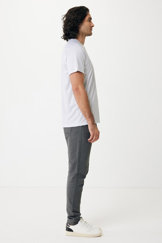 IQONIQ Cooper Jogger aus recycelter Baumwolle heather anthracite bedrucken, Art.-Nr. T9500.014.S