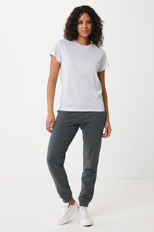 IQONIQ Cooper Jogger aus recycelter Baumwolle heather anthracite bedrucken, Art.-Nr. T9500.014.S