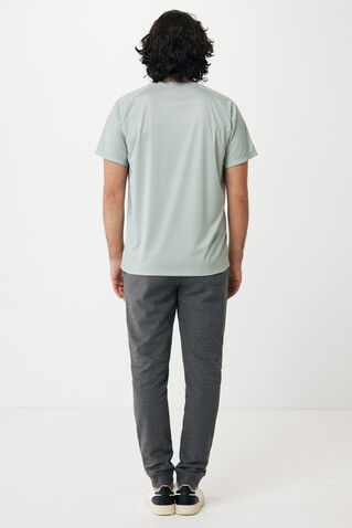 IQONIQ Cooper Jogger aus recycelter Baumwolle heather anthracite bedrucken, Art.-Nr. T9500.014.S